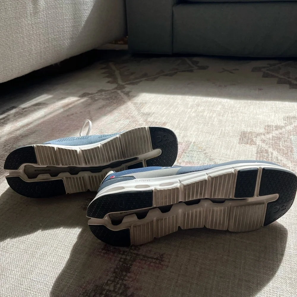 On Running Men’s Cloudswift Sneakers in Slate Blue and White